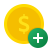 icons8 add dollar 48